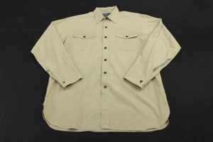 Vintage Polo Ralph Lauren Tobias Workshirt Mens Large L/S Pockets Military Style - Picture 1 of 10