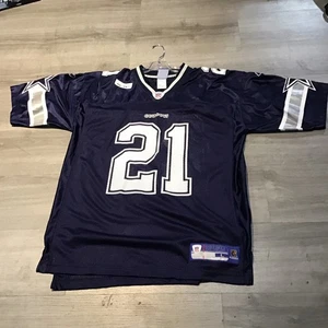 New Dallas Cowboys Blue Reebok Jersey Julius Jones Large - Picture 1 of 4