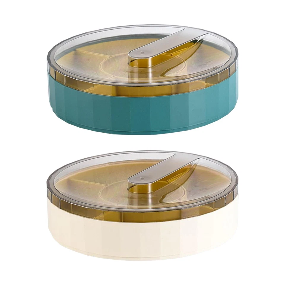 Storage Box Candy Box Fruit Plate 5 Compartment Storage Container - Image 1 of 1