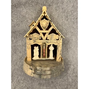 Weather Wizard Nu Dell C-2 Old Witch House Weather Forecaster Barometer - Picture 1 of 14