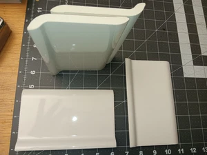 ROBERTSON Sanitary Base Tile Vintage 60's MCM White color# 300 New Old Stock - Picture 1 of 8