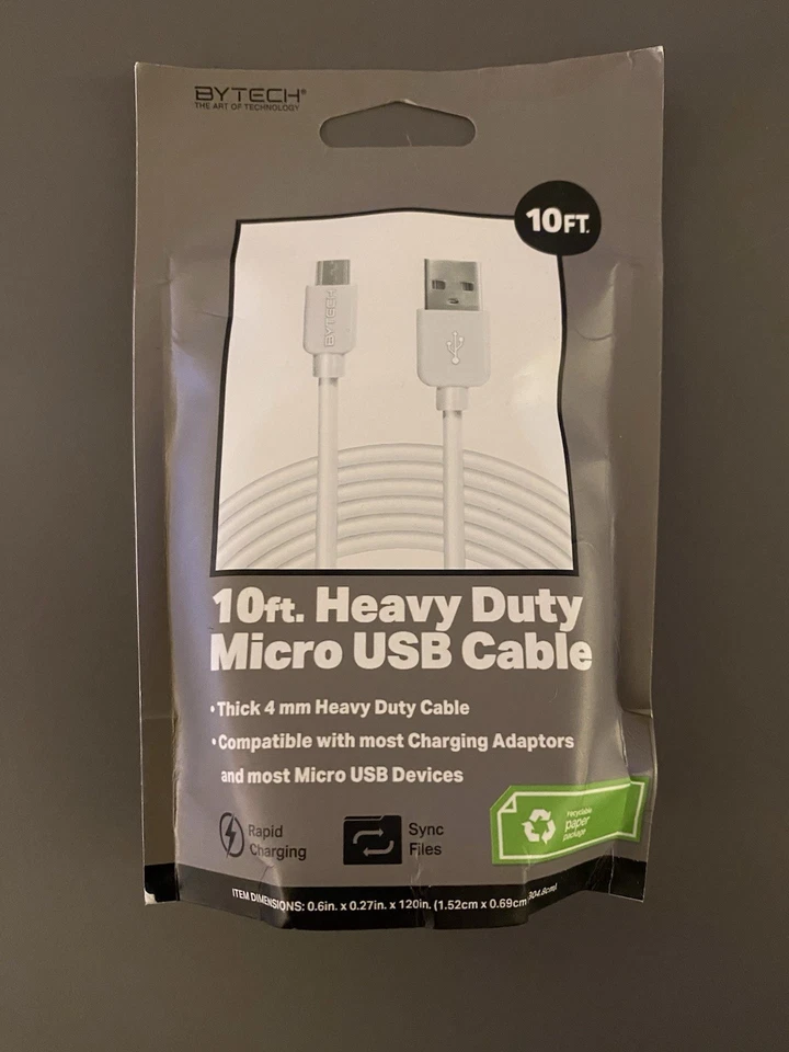 10ft. Heavy Duty Micro USB Cable - Image 1 of 1