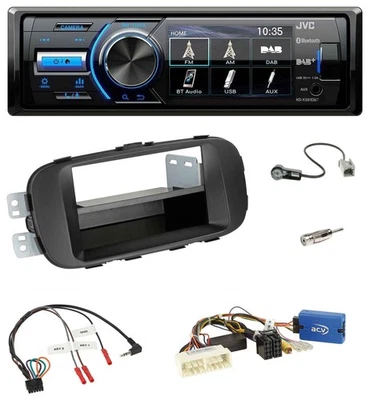 JVC Bluetooth Lenkrad USB DAB Autoradio für Kia Soul 2016-2019 schwarz - Bild 1 von 4