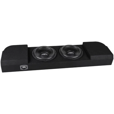 NEW DUAL 12" 1600W LOADED SUB BOX FITS 2017-2025 FORD SUPER DUTY SUPERCREW CAB - Image 1 of 4