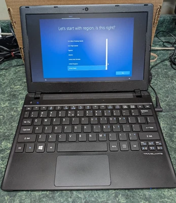 Acer Travelmate B113-E 11" Laptop Celeron 1017U 4GB 320GB HDD Win10 Pro w/COA - Image 1 of 4