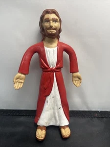 Figura de acción Jesús de Nazaret brazos posables flexibles 6,25" de alto NJ Crose - Imagen 1 de 9