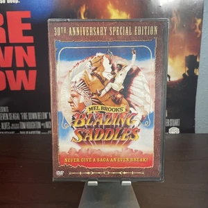 Blazing Saddles (DVD, 1974) 30th Anniversary Edition Mel Brooks Gene Wilder New - Picture 1 of 7