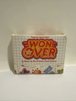 Vintage 1983 Won Over Card Game Parker Brothers Complete W Box & Instructions  - Image 1 of 3