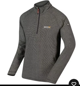 Regatta Mens Montes Half Zip Micro Fleece Top Lightweight Jumper Pullover - Picture 1 of 2
