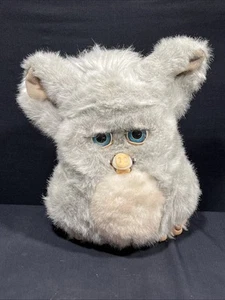 2005 Furby gray Pink belly with blue Eyes TIger Hasbro 59294 - Picture 1 of 15