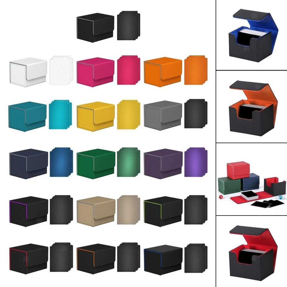 Kartendeck-Box mit Magnetverschluss für mehr als 100 Karten mit Hülle. - Bild 1 von 1