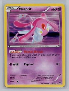 Pokemon Black & White Plasma Blast Mesprit Holo Rare - NM #37/101 10883 - Bild 1 von 2
