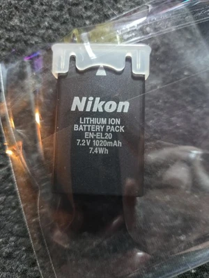 Batería Original OEM EN-EL20 para Nikon 1 AW1 J1 J2 J3 S1 V3 Coolpix A DL24-500 Foto 1 de 2