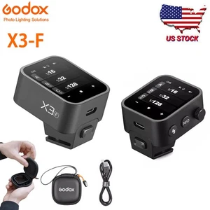 US Godox X3-F X3F X3 2.4G Wireless TTL HSS Flash Trigger Transmitter For Fuji - Picture 1 of 14
