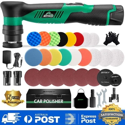 BATOCA 12V Cordless Polisher Mini Random Orbital Buffer Sander for Car Detailing - image 1 of 4