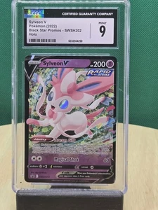 Sylveon V SWSH202 SWSH: Sword & Shield Promo Cards Holo Graded CGC 9 Mint - Picture 1 of 2