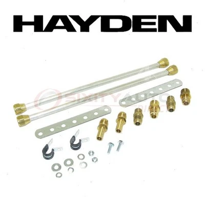 Hayden Engine Oil Cooler Hose Assembly for 1971-1978 Pontiac Grand Safari - kc Foto 1 de 4