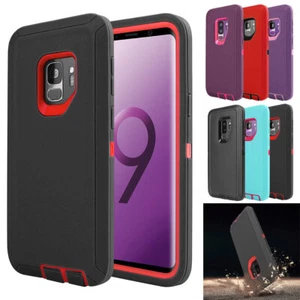 For Samsung Galaxy S9 Plus/S9 Case Heavy Duty Shockproof Tough Protective Cover - Picture 1 of 17