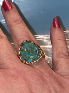 ¡NUEVO! ANILLO TURQUESA EFFY ENY / Talla 7 / $425 - Imagen 1 de 5