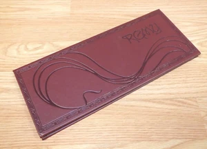 Disney Cruise Line Remy Dining Collectible Maroon Fancy Menu - Picture 1 of 5