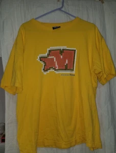 Camiseta Mecca Street Code Talla XL Hombre Amarilla Streetwear Años 90 Hip Hop Y2K Grunge - Imagen 1 de 5