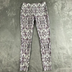 Sweaty Betty Leggings Womens Small 28X28 Purple Blue Patterned The Contour Yoga - Picture 1 of 15