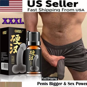 Men Penis Enlarger & Penis Growth Oil Faster Enhancement Enlargement 10ml-2025 - Picture 1 of 13