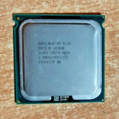 Intel Xeon 5130 2 GHz 2.00GHZ/4M/1333, SLAGC Socket 771 - Image 1 of 2
