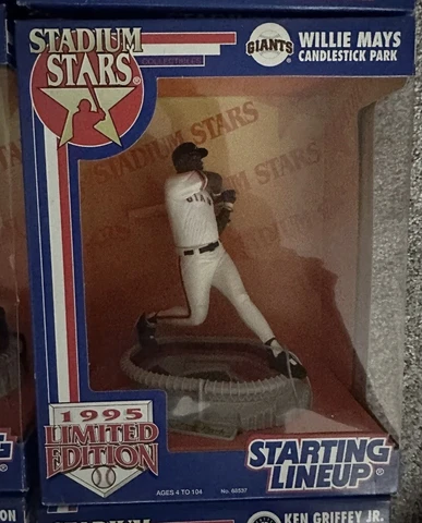 1995 Starting Lineup Stadium Stars Willie Mays Candlestick Park Figure Giants🔥 Cover