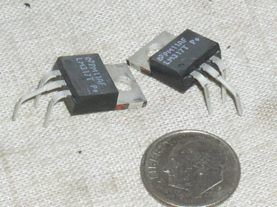 LM317T National Semiconductor Voltage Regulator Adjustable To-220 NOS