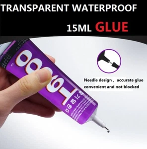 15ml-Phone & Rhinestone-Epoxy Craft Glue DIY Adhesive Jewellery Needle tip T9000 - Picture 1 of 7
