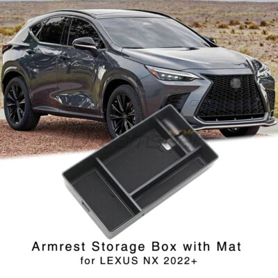 Center Console Organizer for Lexus NX 250 350 350h 2022+ Armrest Storage Box Mat - Image 1 of 4