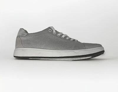 Zapatilla deportiva Florsheim Heist punta lisa para hombre 11 cuero blanco roto espuma OrthoLite Foto 1 de 4
