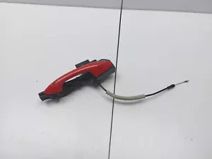 KIA CEED GT MK2 EXTERIOR DOOR HANDLE REAR RIGHT DRIVER SIDE IN RED 2015 - Picture 1 of 13