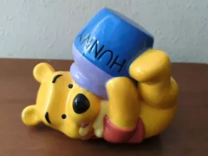 Disney “Winnie The Pooh” With Hunny Pot Ceramic Piggy Bank - Picture 1 of 6
