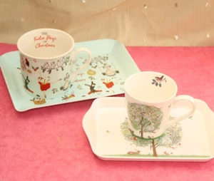 FOXWOOD HOME TWELVE DAYS OF CHRISTMAS & PIMPERNEL ENCHANTED TREE, MUGS & TRAY - Picture 1 of 9