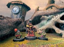 Our inestimable ringmaster - Colonel Hanglebert Bubo-Fludini and friends