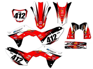 2019-2020 CRF 450 R VELOCITY Red Senge Graphics Kit Compatible with Honda - Picture 1 of 10