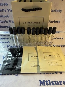14 MIXED LOT JO MALONE COLOGNE SAMPLES: Peony-Pear-Bluebell-Nectarine-Sage NEW! - Picture 1 of 4