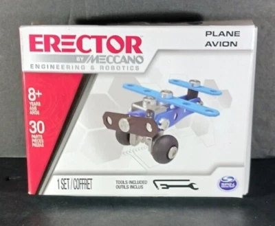 Erector by Meccano - PLANE Metal Model Building Kit Toy Arts/Crafts - Image 1 of 4