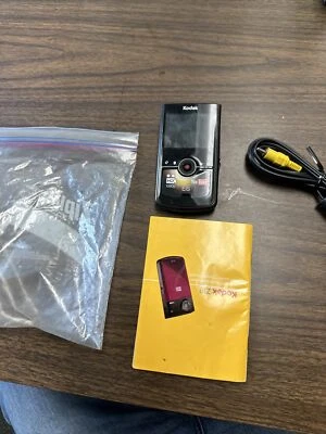 FAULTY Kodak Zi8 Camcorder Black Compact HD Pocket Video Camera Untested - Image 1 of 4