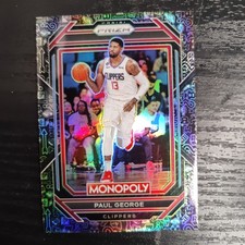 2022-23 NBA Prizm Monopoly Paul George SSP Icons Black Limited Edition #38 🔥🔥