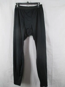 Gen 3 Level 1 Large Regular Black Silk Weight Drawers Bottom ECWCS Army USGI - Picture 1 of 2