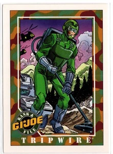 Impel G.I. Joe Series 1 Trading Card #23 • Tripwire • Hasbro 1991 ARAH - Picture 1 of 2
