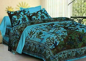 Mandala Hippie Gypsy Indian King size Duvet Quilt Cover Tree of Life Bedding Set - Picture 1 of 2