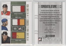 2013-14 In the Game-Used Decades Jerseys Gold /10 Jeremy Roenick Brett Hull HOF