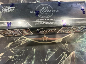 Juego completo de béisbol Topps 582 Montgomery Club 2023 sellado de fábrica en mano - Imagen 1 de 1