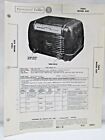 Vintage Howard W Sams Photofact Folder Radio Parts Manual Fada Model 830