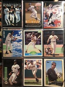 Barry Bonds - 36 Card Lot - 1980's-90's Insert, Base, Ect. Mixed All NM-MT