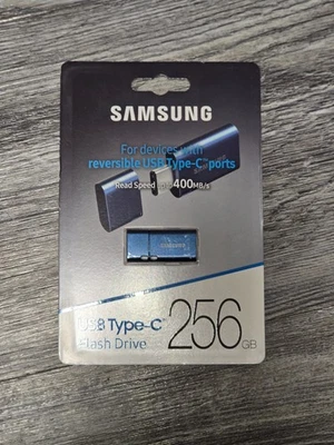 Samsung Type-C  256 GB 400MB/S USB3.1 Gen1 Flash Drive Memory Stick - Image 1 of 2